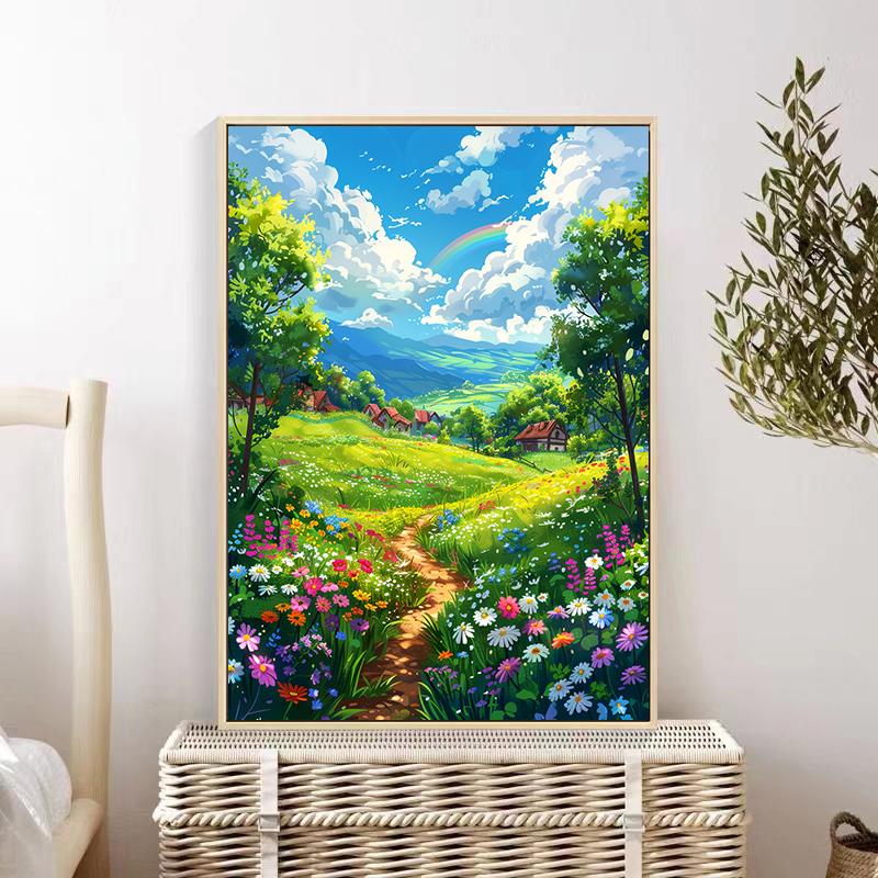 5d DIY Алмазная картина вышивка крестом весенний пейзаж Алмазная вышивка мозаика полный круглый дрель домашний декор