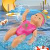 Заводная кукла-пловчиха, водонепроницаемая заводная пружинная кукла-пловчиха, обучающая плаванию на спине, бассейн, ванная комната, ванна, вода, игрушка для малышей