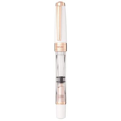 Перьевая ручка Twisbee Diamond 580 White Rose Gold GT Inhalation Type Extra Fine Point EF TW100756