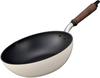 Hokuriku Aluminum Deep Frying Pan, 28cm [IH Compatible], Lightweight, Plair, Teflon Coated, Made In Japan