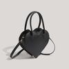 JIAERDI Harajuku Vintage Sweetheart Purse Women Black Leather Shoulder Bag Ladies Japanese Style Cute Handbag Y2K Crossbody Bag