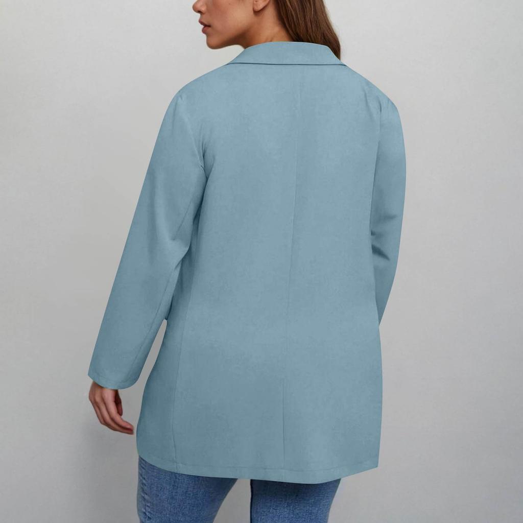 Женские топы Повседневные блузки для женщин Повседневные топы Женский топ Длинный рукав Повседневная куртка Женская одежда Блузка Топ