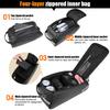Multifunctional Bike Trunk Bag Polyester Bike Rear Seat Bag Waterproof Rear Rack Bag Shoulder Bag