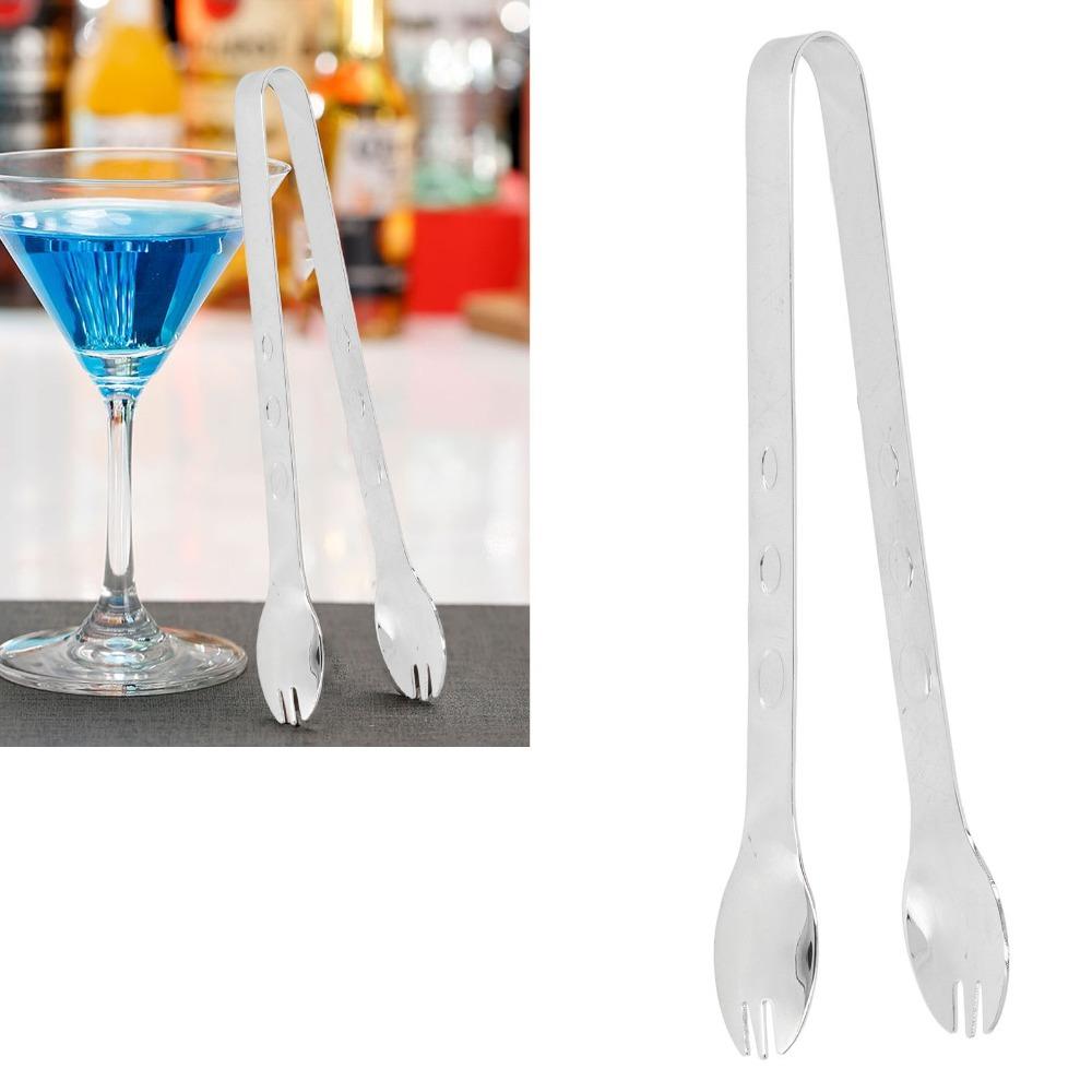Stainless Steel Food Tongs Anti-Slip Grip Buffet Serving Clip Durable Ice Tongs Cocktail Party