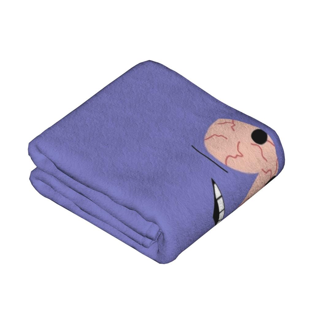Мультяшное одеяло-полотенце Towelie из Саус-Парка, бархатное, для осени/зимы, многофункциональное, теплое, плед для кровати, уличный стеганый одеяло