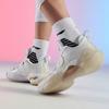 Li Ning All City 8 All City Амортизация Скользкая Устойчивость к истиранию Отскок Низкие Баскетбольные кроссовки Мужские Белый ABAQ069-4