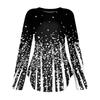 Womens Long Sleeve Round Neck Shirts Side Split Basic Loose Tunic Tops Floral Print  Casual Shirts T-Shirts Women’s