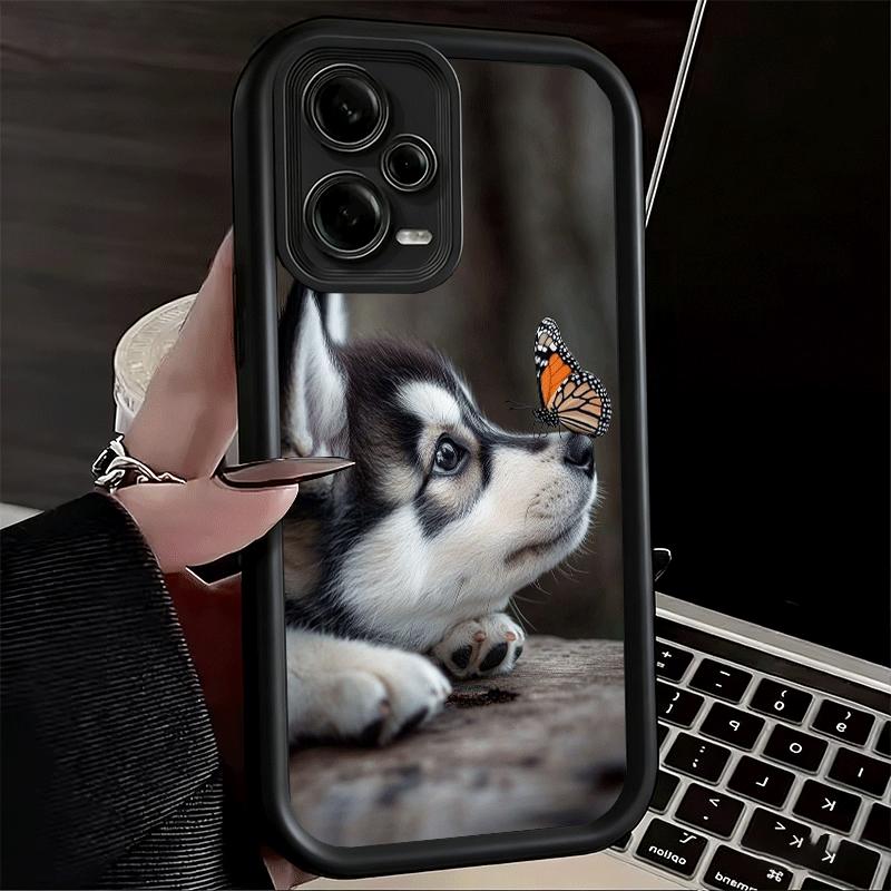 Чехол для телефона Xiaomi Redmi Note 15 14 13 Pro Plus Аляскинский хаски Милые собаки Оболочка 12S 11 11S 11T 5G 14S Мягкий силикон Funda