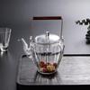 Chaxun Diamond Glass Teapot with Handle & Lid