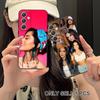 Модный матовый чехол из ТПУ Becky G для мобильного телефона Samsung Galaxy S26 S25 S24 S23 S22 S21 S20 Note20 Plus FE Ultra Цветная крышка