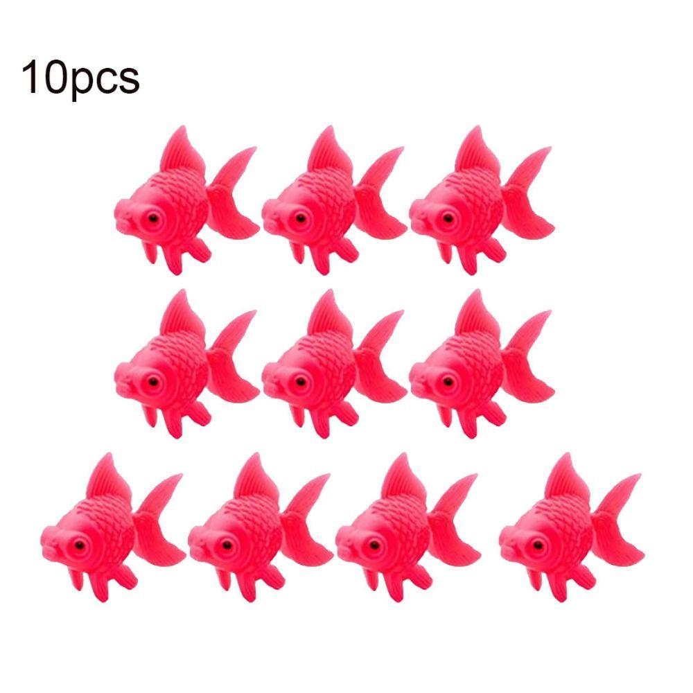 10pcs Lifelike Realistic Goldfish Simulation Moving Goldfish Artificial Fish Aquarium