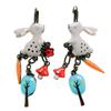[R6176] - Designer Sleepers 'Lilipoupettes' (rabbit) Multicolored - 55x20 Mm