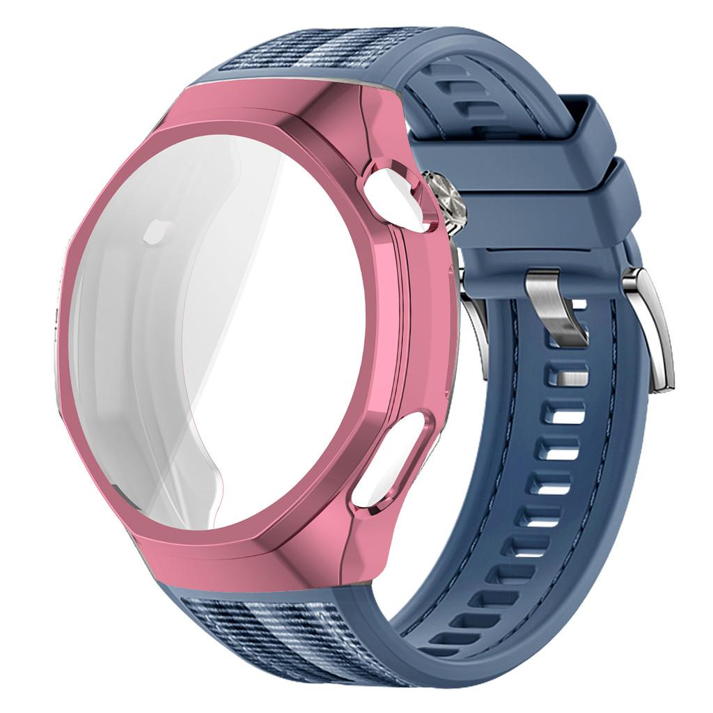 TPU Soft Case+Silicone Sport Woven Bracelet Band With TPU Protector Bumper Shell Cover For Huawei GT6 Pro 46mm