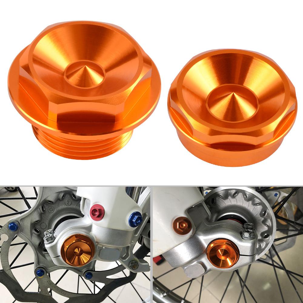 NICECNC For KTM XC SX 125 150 250 300 350 450 SXF XCF 2013-2014 Motorcycle Front Axle Nut Wheel Lock Nut Bolt Rear Wheel Nut Kit