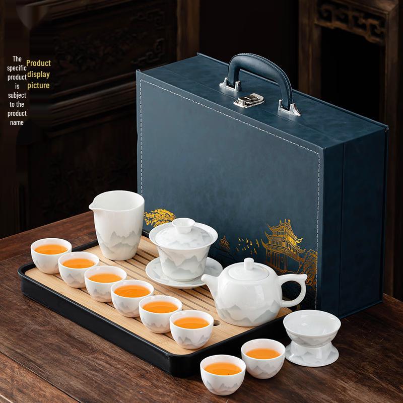 National Style Floral Ceramic Tea Set
