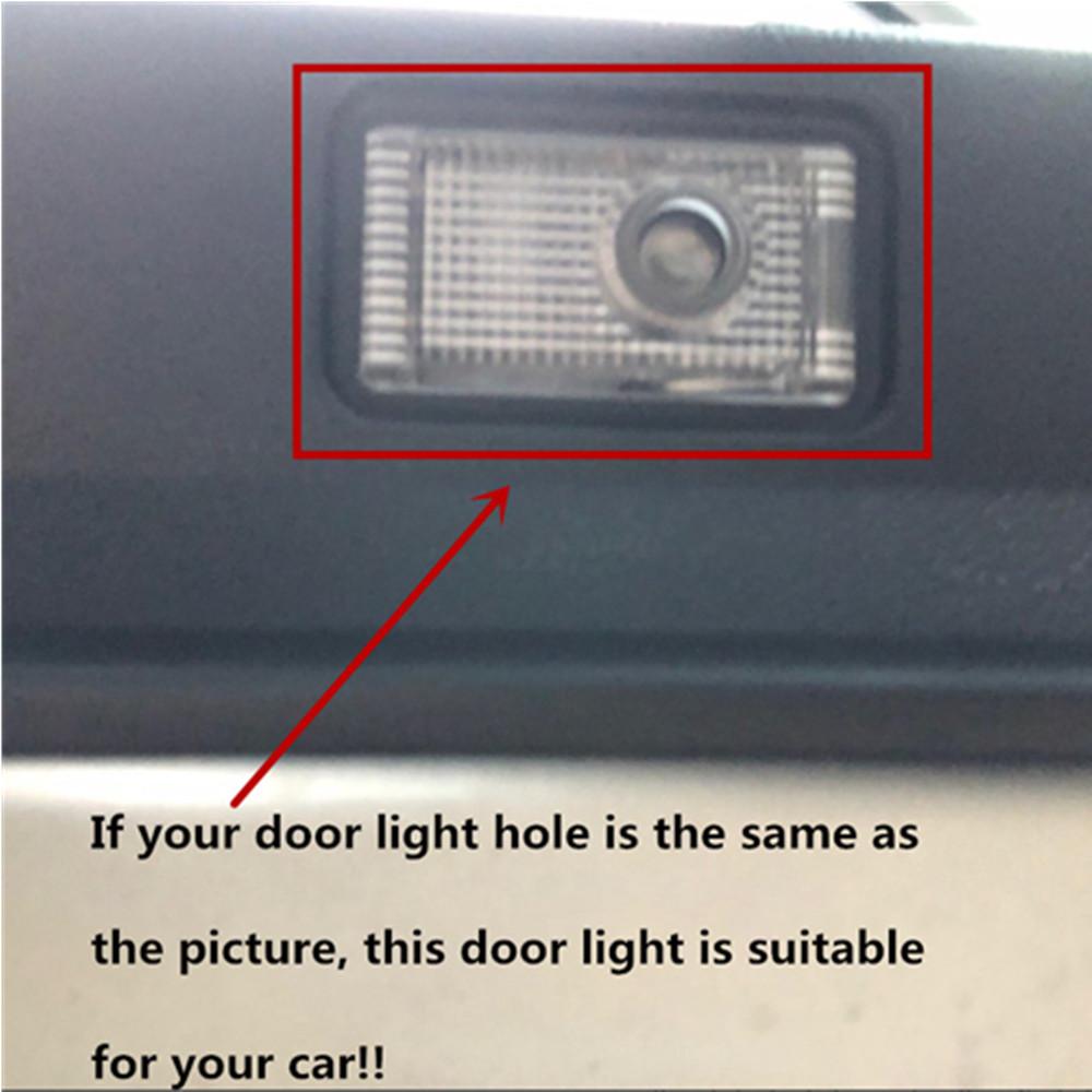 2Pcs LED Decoration lamp Accessories For Opel Insignia 2009-2018 Car Door welcome Light 2010-2011-2012-2013-2014-2015-2016-2017