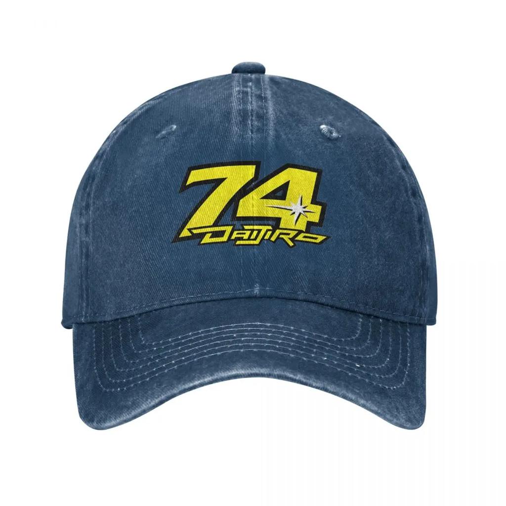 Бейсболки Daijiro Kato Number 74, винтажная потертая джинсовая кепка для гонок на мотоциклах, солнцезащитная кепка для мужчин и женщин, всесезонная дорожная шляпа