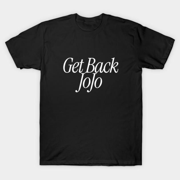 Азиатский размер Хлопковая унисекс футболка Футболка с принтом Футболка Get Back Jojo Печать без вырезания Обычная посадка