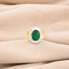 Green Onyx Gemstone 925 Sterling Silver Jewelry Handmade Ring For New Year Gift RR-61-17
