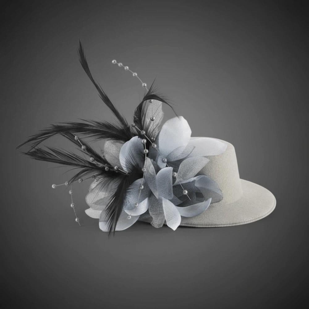 Mesh Mini Fascinator Hair Clip Exquisite Hair Accessories for Girls Children's Day