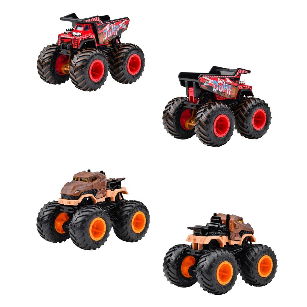 Hot Wheels Monster Truck Assortment в коробке, содержащей 8 лет и 164 [Проданные мини-автомобили] [3 шт.] 984B-FJY44