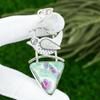 Birthday Gift For Her Natural Ruby Fuchsite Gemstone Pendant 925 Sterling Silver