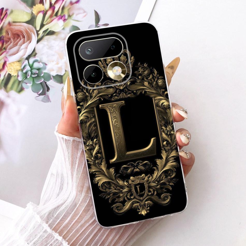 For Realme 16 Pro+ 16Pro Royal Crown Initial Letter Couple Phone Case For Realme 16 Pro Plus 5G Soft Silicone TPU Covers Bumpers