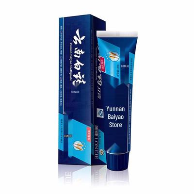 Yunnan Baiyao Langjian Мужская зубная паста «Свежая мята» для удаления пятен от курения