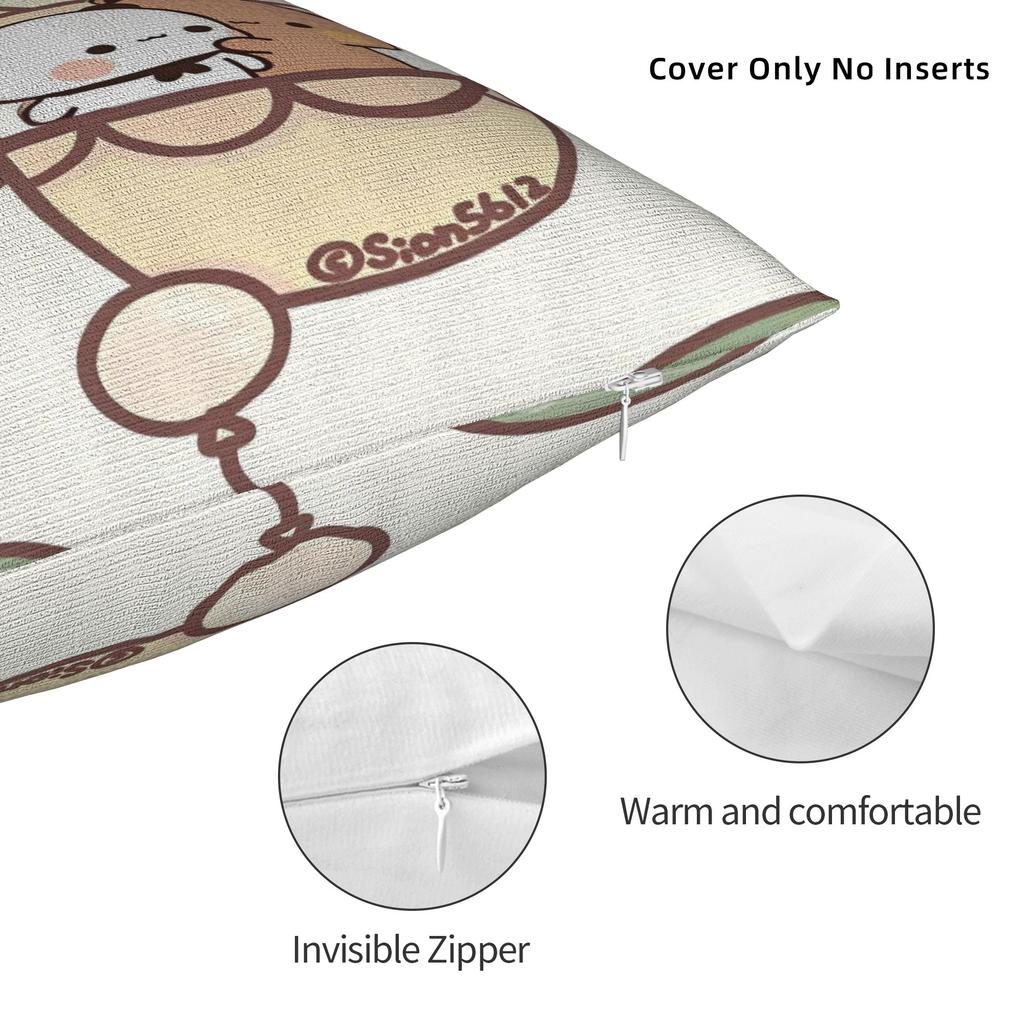 Наволочки-подушки Бубу Дуду Милые Смешные Наволочки Для Дивана Автомобиля Домашнего Декора Мягкая Наволочка