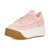UGG Модные толстые подошвы со шнуровкой и круглым носком, низкие женские кроссовки, розовые 1152717-TCPRS
