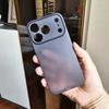 Ультратонкий матовый чехол для Apple iPhone 17 Pro Max Оранжевый цвет Чехол iphone17 Pro 17Pro 17ProMax iphone Air Ударопрочный чехол