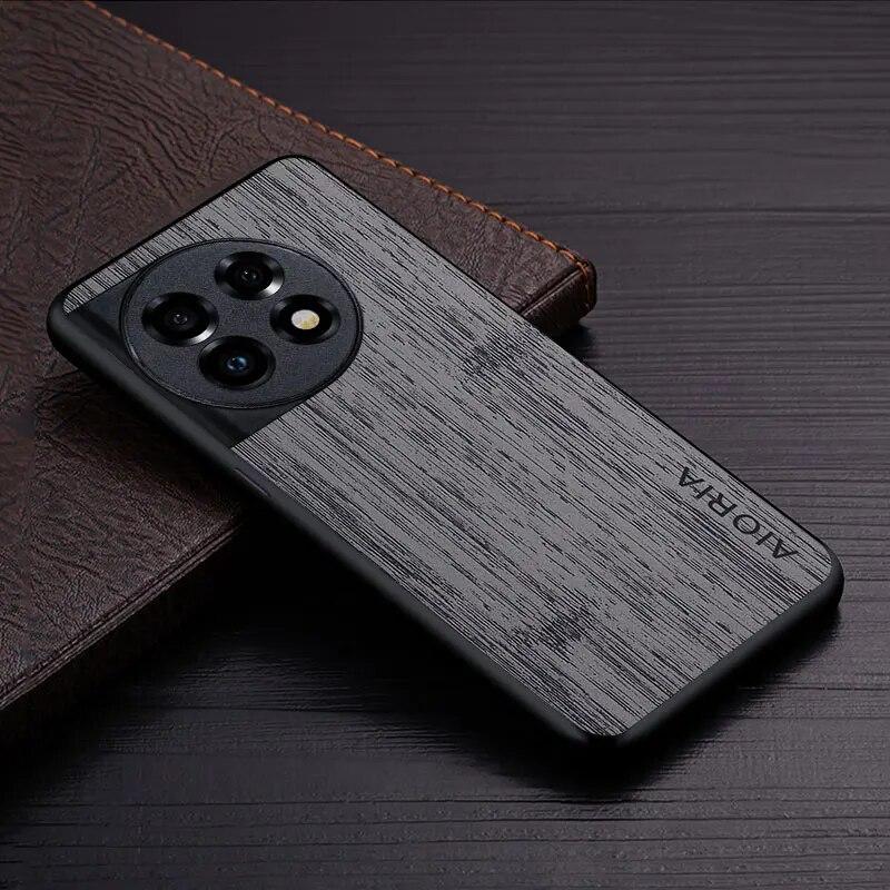 Чехол для Oneplus 11R ACE 2 5G, кожаный чехол с узором из бамбукового дерева, роскошный чехол для oneplus 11r, чехол-капа