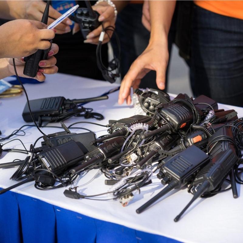 USB Interfaces Programming Cable 100cm USB Interfaces Cable ABS & Metal Programming Cable Ugrades for Hytera MD78XG MD780