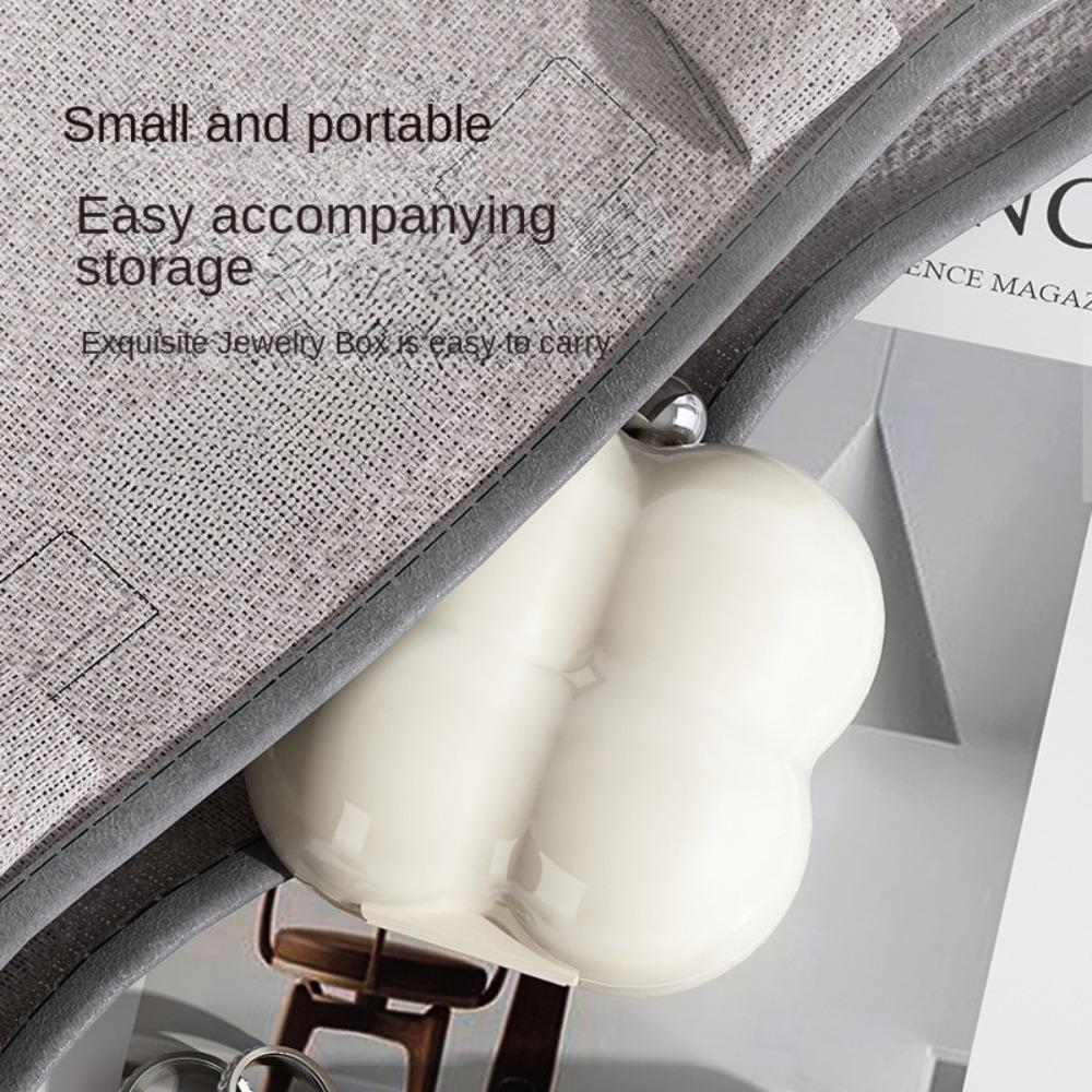 Mini Pill Boxes Portable Small Storage Container Marshmallow Shape Jewelry Storage Box Travel