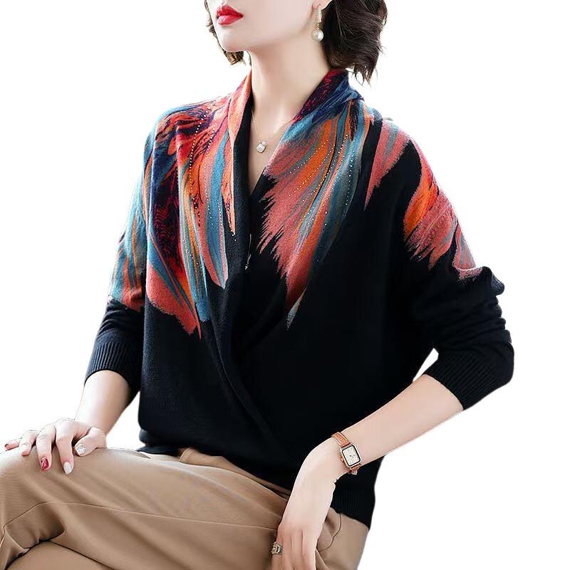 Tucano Women's Lightweight Batwing Sleeve V-Neck Knit Cardigan