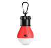 3LED Portable Camping Light, Outdoor Tent Emergency Bulb Lamp with Carabiner Hook, Handheld Hanging Flashlight for Camping