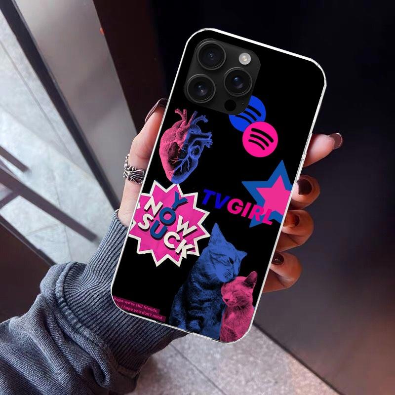 TV Girl Album Phone Case For iPhone 17 Air 16 15 Pro Max 14 Plus 13 Mini 12 11 Cover 7 8 SE Silicone Shell Print Fundas 17 Air 1