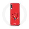 Case for Samsung Galaxy A50 BTS Bangtan Boys BT21 TATA V Red Background