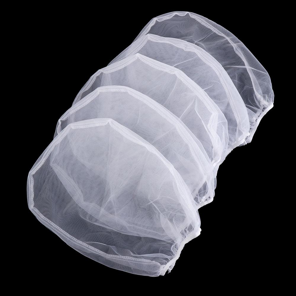 5 шт. Мешки-фильтры для краски 1/2/5 галлонов Эластичное верхнее отверстие Фильтрующие мешки для жидкостей Инструменты для покраски Сетчатый экран для краски с мелкой сеткой