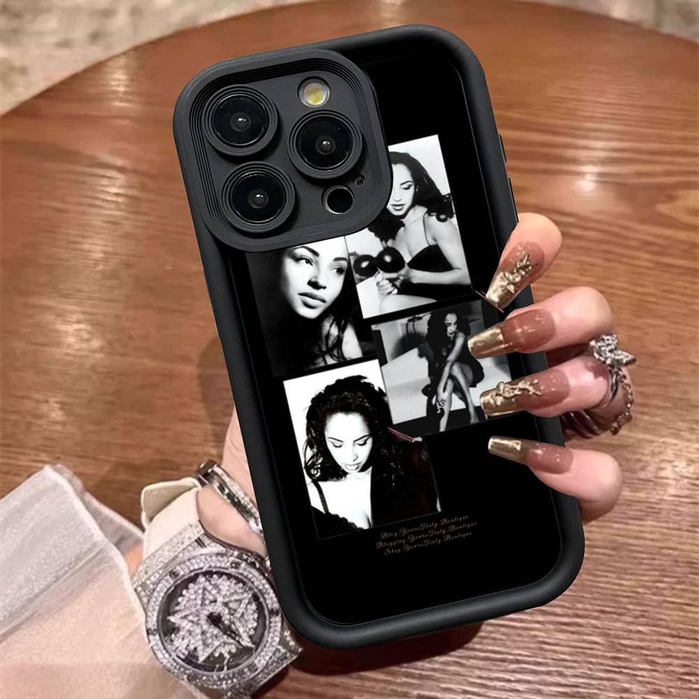Чехол для телефона певицы Sade Adu для iPhone 17 16 15 14 Plus 13 12 11 Pro Max Силиконовый чехол