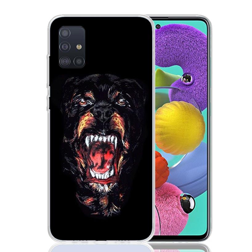 Rottweiler Dog Case Phone Cover for Samsung Galaxy A52 A51 A50 A42 A32 A22 A12 A02S A72 A71 A70 A41 A31 A21S A40 A30S A20E A10S