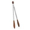 Walnut Wood Stainless Steel Kitchen Tongs Food Clip with Locking Mechanism Heat Resistant