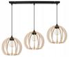 Modern wooden LED ceiling pendant lamp