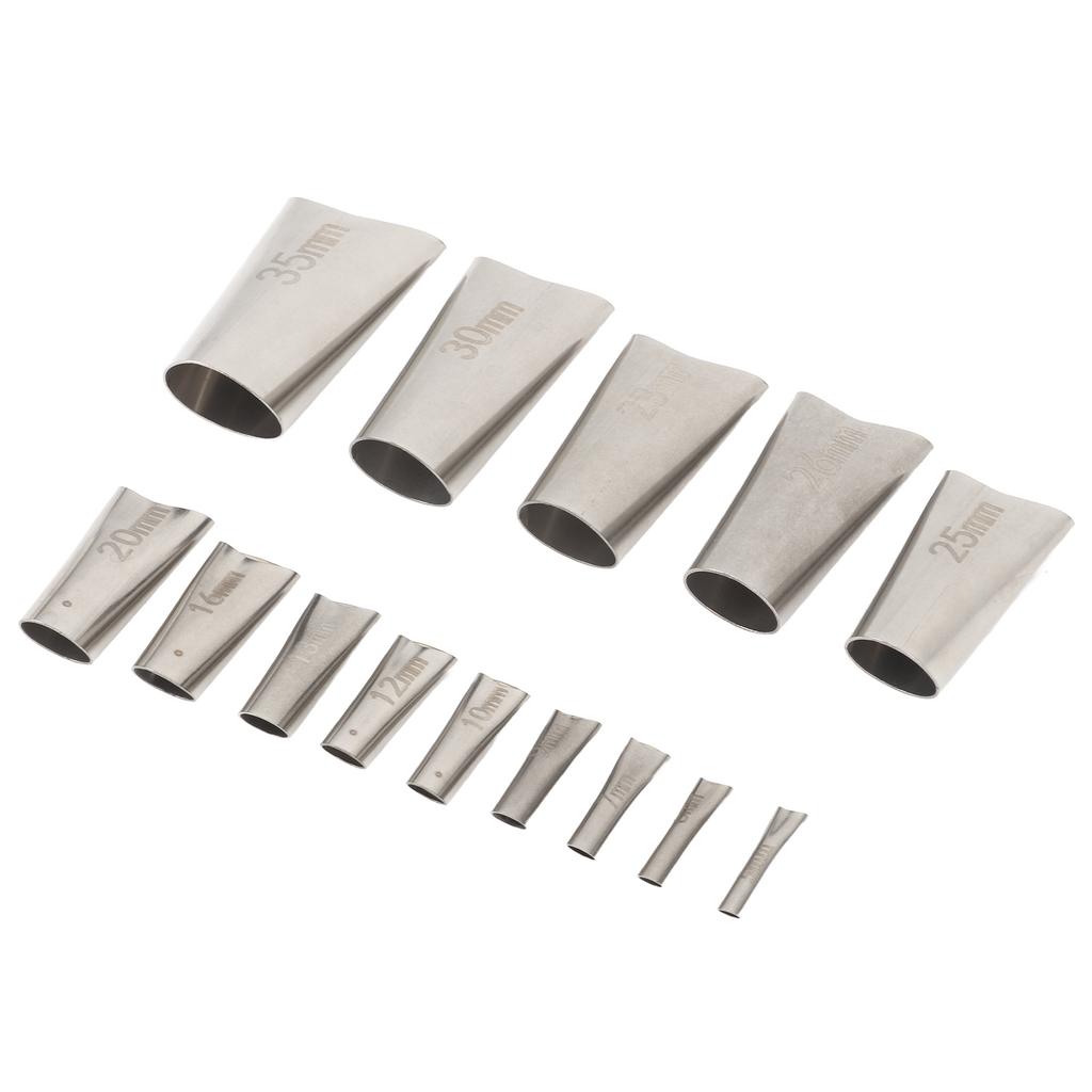 14 шт. насадок-аппликаторов для герметика 45 градусов Профессиональный комплект для финишной обработки герметика из нержавеющей стали для