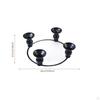 Candle Holder Centerpiece Decoration for 4 Candelabra Pillar Candles Candlestick Tealight Holders
