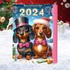 Dachshund Advent Calendar 2025 24 Days of Christmas Collectible Funny Dog Set 24 Days Xmas Countdown Calendar Gifts for Kids