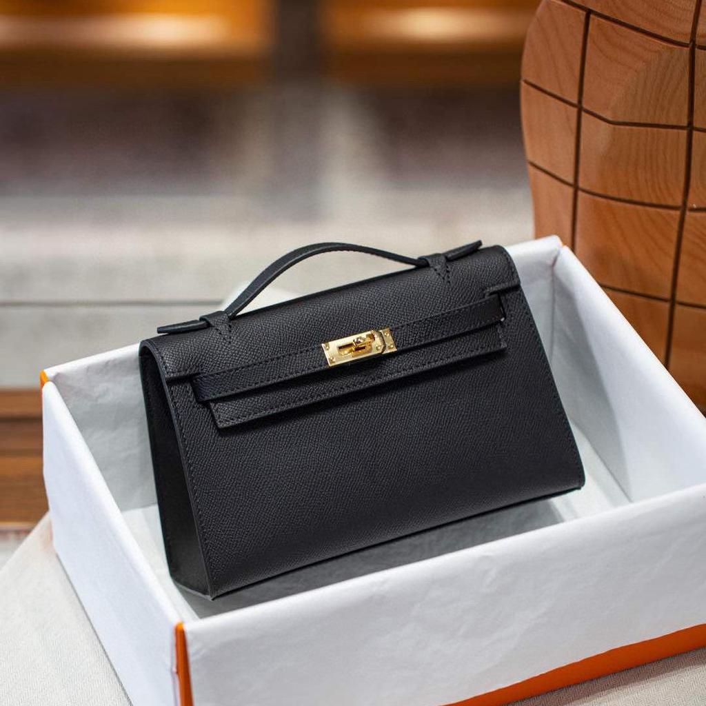 Женская мини-сумка Kelly из натуральной кожи 2023 г.: Модная сумка через плечо с модным узором «пальмы»