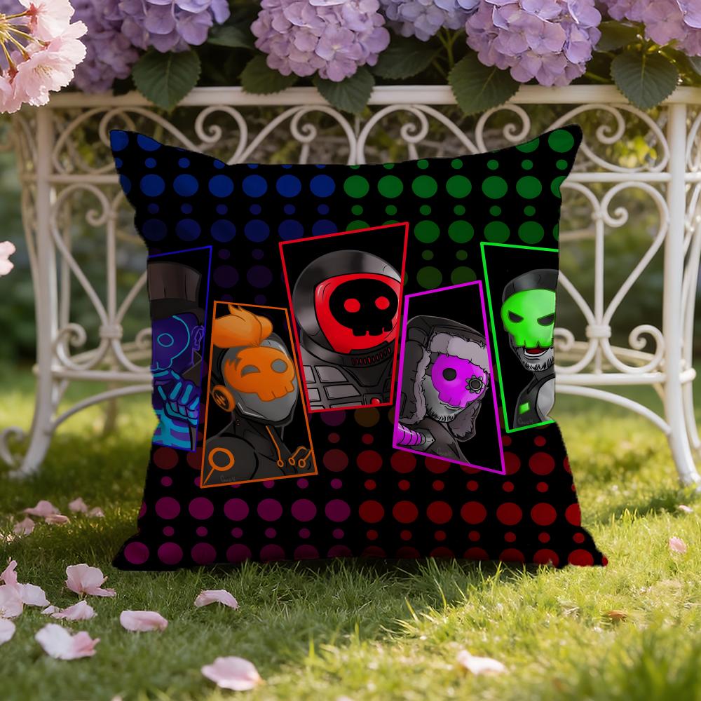 The Living band T-Tombstone Cushion Cover Home & Car Dual-Scene Pillow Cover: Reversible for Premium Comfort