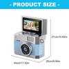 R6FF Small Pocket Camera Lightweight ABS Metal Body for Easy Carry on Hiking Trip