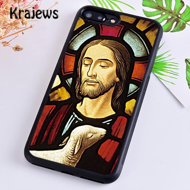 Krajews Христианские цитаты из Библии с Иисусом Чехол для телефона для iPhone 17 Air 16 15 14 plus 11 12 13 pro max